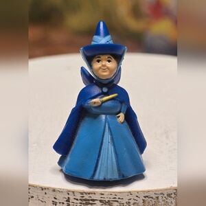 DISNEY Sleeping Beauty Miniature Merryweather Blue Figure Toy